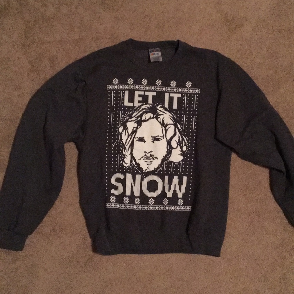 Grey Sweatshirt. Game of Thrones- Jon Snow